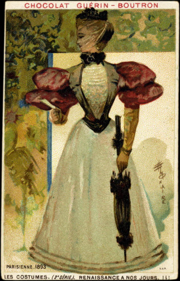 carte réclame - PARISIENNE_1893