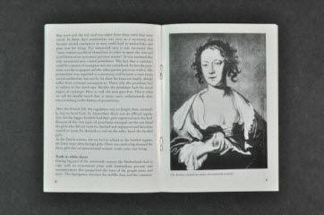 BROCHURE - "History of prostitution in Amsterdam" (Histoire de la prostitution à Amsterdam)
