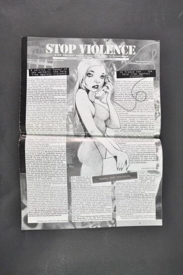 Dépliant - "Stop violence. A-VIP Project action against violence in prostitution" (en anglais)