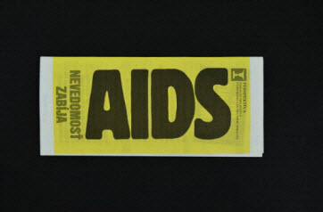 Dépliant - " AIDS Nevedomost Zabija"